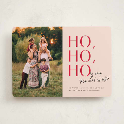 This is a blush valentines day with standard by Erica Krystek called a little late printing on recycled smooth signature in standard