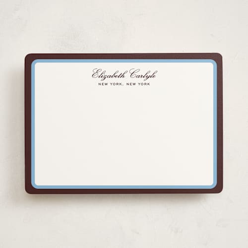 This is a fig personalized stationery thank you cards with standard by Megan Davis called aperitif printing on signature in 5x7