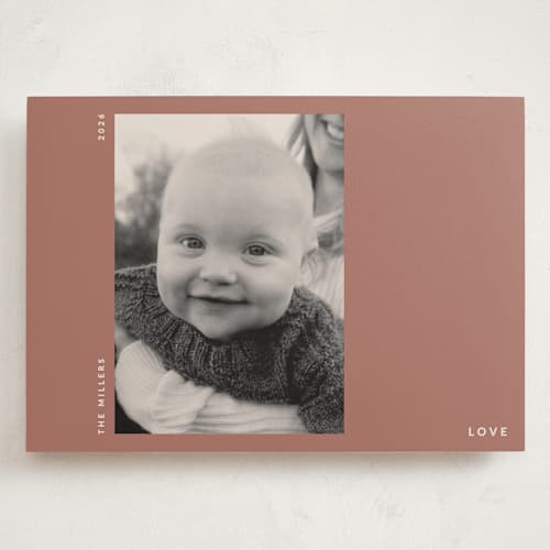 This is a rose valentines day with standard by Sumak Studio called simple love printing on recycled smooth signature in grand