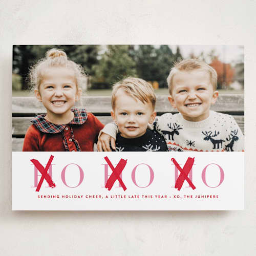 This is a scarlet valentines day with standard by Lori Wemple called hohoxo printing on recycled smooth signature in grand