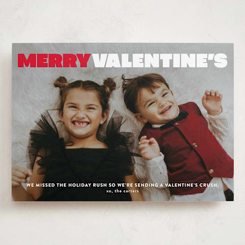 This is a rose valentines day with standard by Lori Wemple called merry valentine's printing on recycled smooth signature in grand