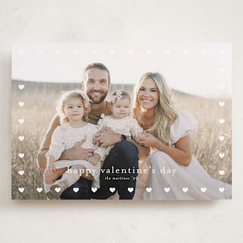This is a lily valentines day with standard by Stacey Meacham called mini hearts frame printing on recycled smooth signature in grand