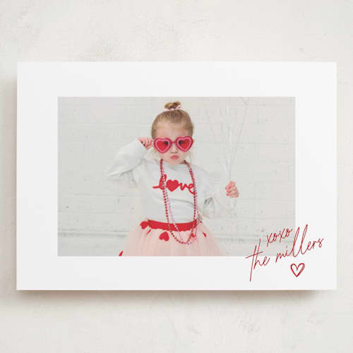 This is a cherry valentines day with standard by Jenna Holcomb called signature printing on recycled smooth signature in grand