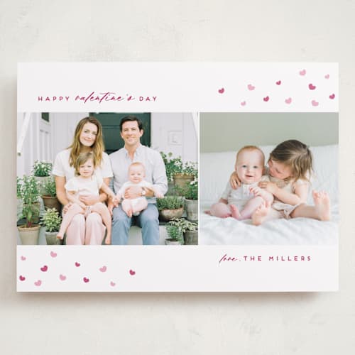 This is a rose valentines day with standard by Anupama called modern and sweet printing on recycled smooth signature in grand