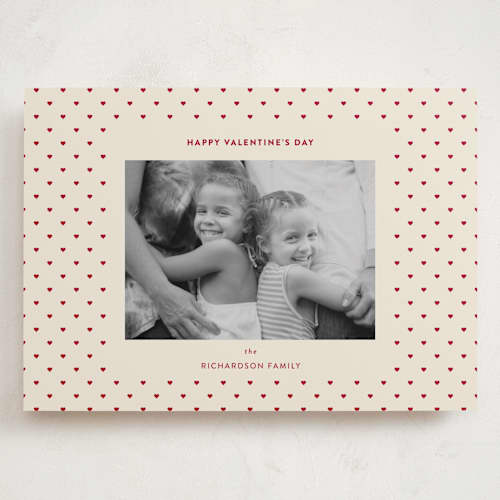 This is a cherry valentines day with standard by Ashlee Townsend called swiss hearts printing on recycled smooth signature in grand