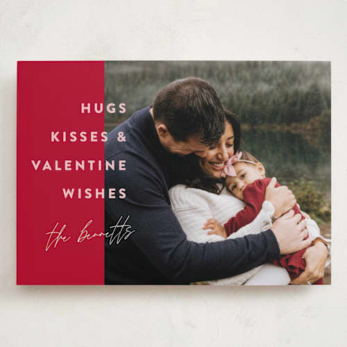 This is a strawberry valentines day with standard by Pixel and Hank called valentine wishes printing on recycled smooth signature in grand