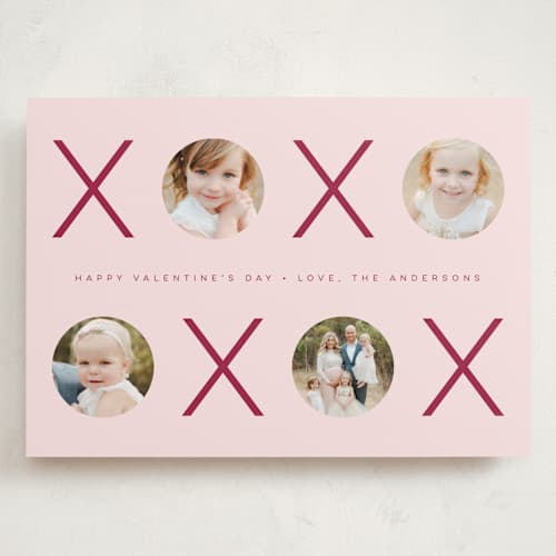 This is a merlot valentines day with standard by MC Designs called sending our xoxo printing on recycled smooth signature in grand