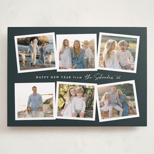 This is a lagoon holiday photo cards with standard by Jennifer Postorino called flicks printing on recycled smooth signature in grand