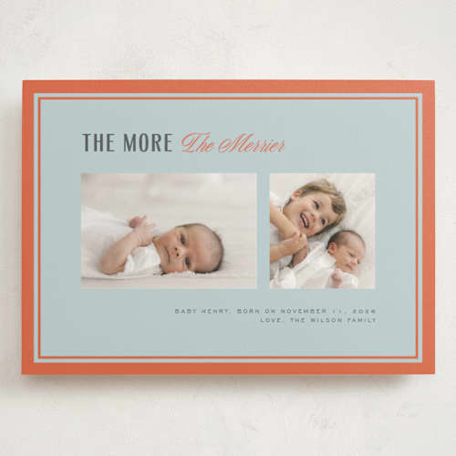 This is a winter frost babys first christmas with standard by Ana de Sousa called the merrier printing on signature in grand