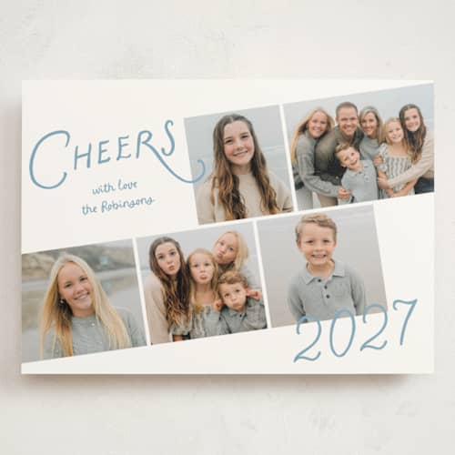 This is a frost holiday photo cards with standard by Deynaaz Daraei called fregona printing on signature in grand