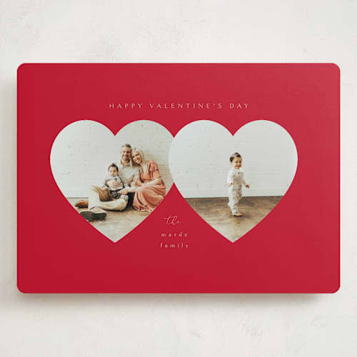 This is a cherry valentines day with standard by Kanika Mathur called heart frames printing on recycled smooth signature in grand