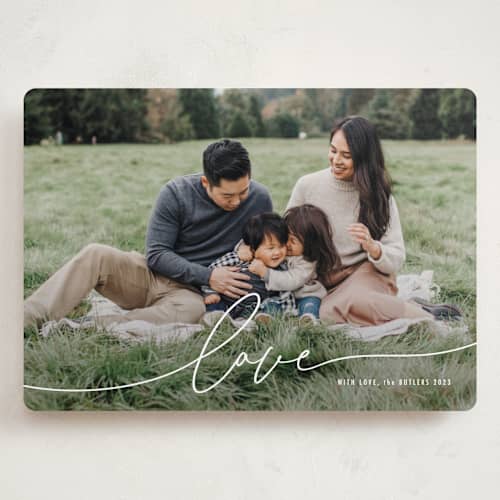 This is a snow valentines day with standard by Melanie Severin called love linear printing on recycled smooth signature in grand