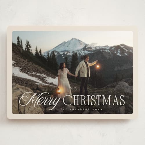 This is a latte holiday photo cards with standard by Nicole Walsh called icon printing on signature in grand