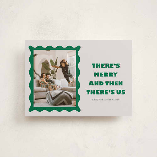 This is a pine petite holiday cards with standard by Anna Elder called and then us printing on recycled smooth signature in petite
