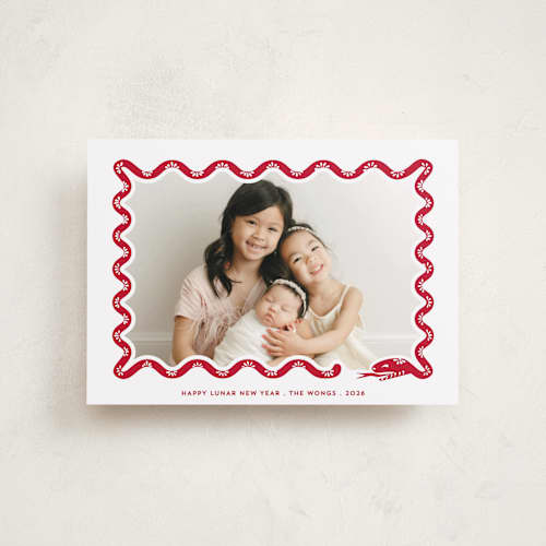 This is a bayberry chinese new year cards with standard by Gwen Bedat called tsim sha tsui printing on recycled smooth signature in petite
