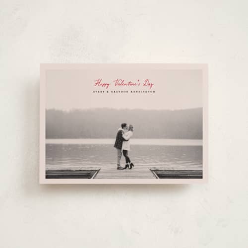 This is a crimson valentines day with standard by Pixel and Hank called a notation printing on recycled smooth signature in petite