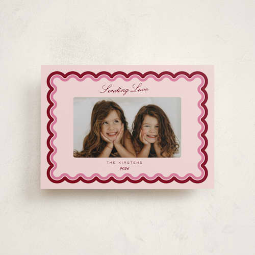 This is a bloom valentines day with standard by Pati Cascino called curvy love printing on recycled smooth signature in petite