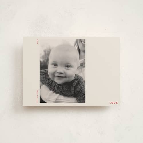 This is a cupcake valentines day with standard by Sumak Studio called simple love printing on recycled smooth signature in petite