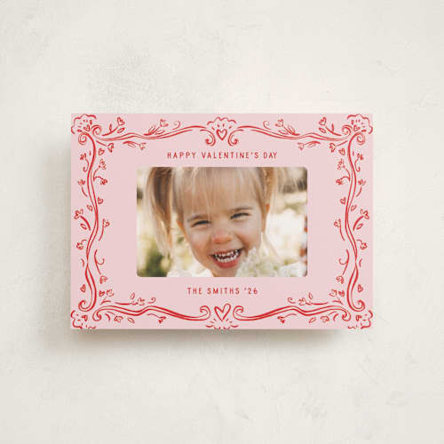 This is a bloom valentines day with standard by Pati Cascino called bordon printing on recycled smooth signature in petite