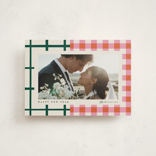 This is a gumdrop christmas postcards with standard by Carrie ONeal called grandmas dishes printing on signature in postcard