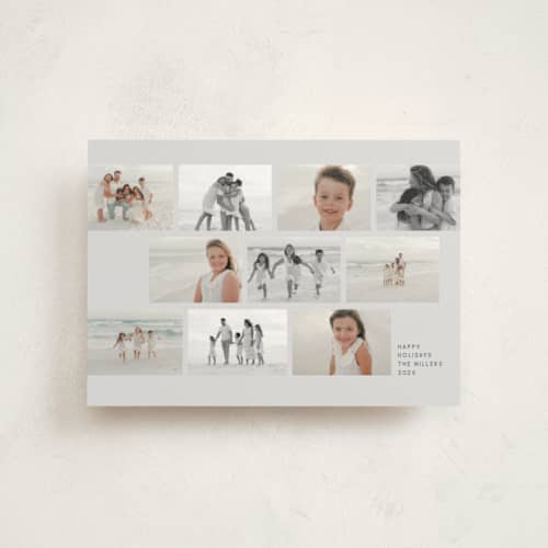 This is a mist christmas postcards with standard by Sumak Studio called holiday ten printing on signature in postcard