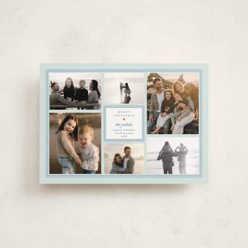This is a frost christmas postcards with standard by Alston Foster called greatest joys printing on signature in postcard