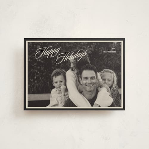 This is a inkwell christmas postcards with standard by Ani Somi called classic portrait printing on signature in postcard