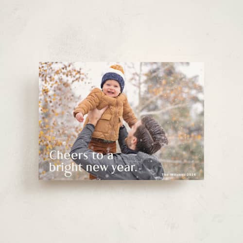 This is a sugar christmas postcards with standard by Kimberly Morgan called bright and new printing on signature in postcard