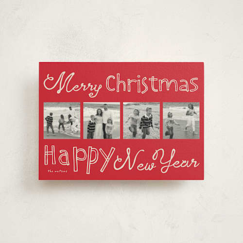 This is a santa christmas postcards with standard by Vivian Yiwing called christmas!! printing on signature in postcard