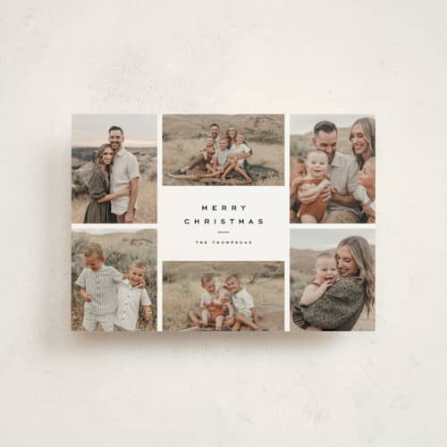 This is a coal christmas postcards with standard by Wildfield Paper Co called stone printing on signature in postcard