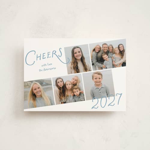 This is a frost christmas postcards with standard by Deynaaz Daraei called fregona printing on signature in postcard