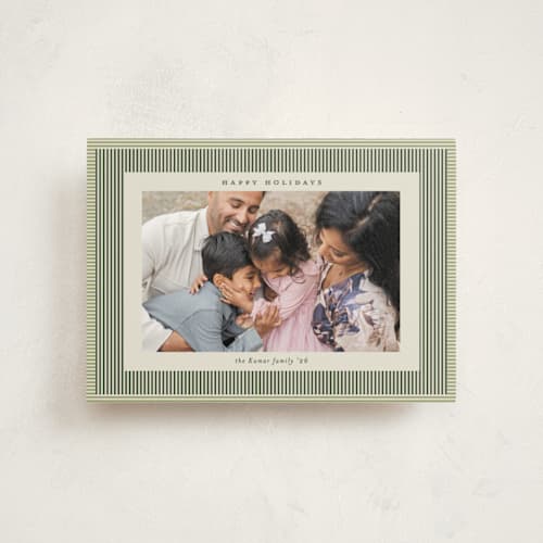 This is a spruce christmas postcards with standard by Carolyn Nicks called chickadee printing on signature in postcard