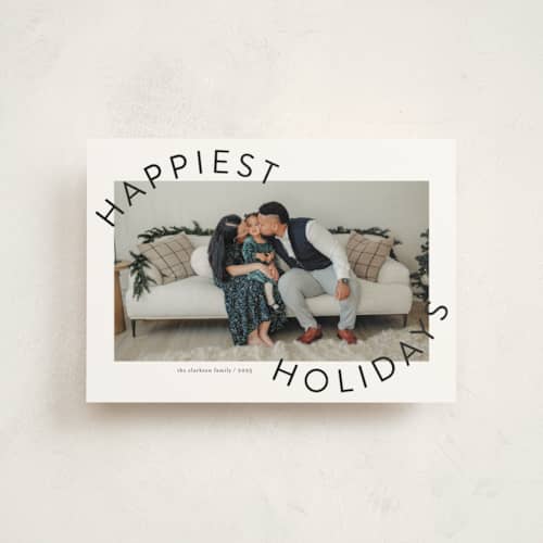 This is a snowflake christmas postcards with standard by Jessica Williams called round and round printing on signature in postcard