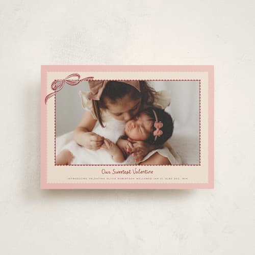 This is a rose valentine postcards with standard by Jenna Holcomb called our sweetest valentine printing on signature in postcard