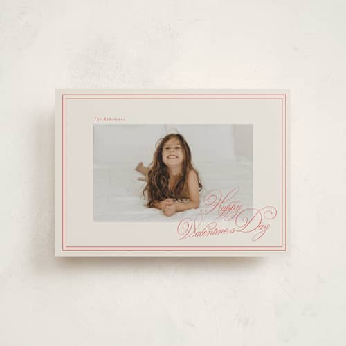 This is a mist valentine postcards with standard by Lori Wemple called cute frame printing on signature in postcard