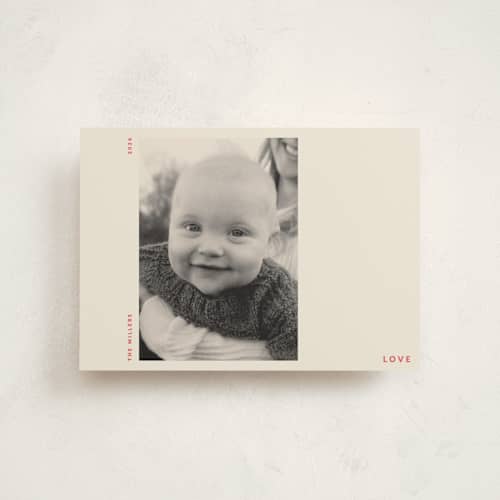 This is a cupcake valentine postcards with standard by Sumak Studio called simple love printing on signature in postcard
