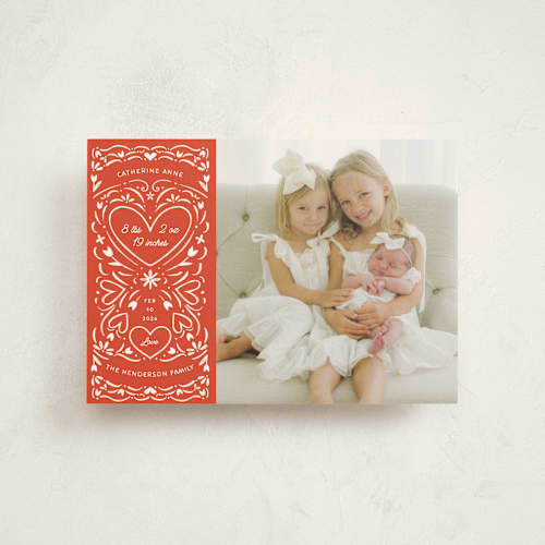 This is a ruby valentine postcards with standard by Becky Nimoy called hearts printing on signature in postcard