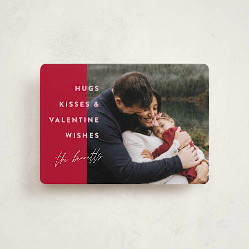 This is a strawberry valentines day with standard by Pixel and Hank called valentine wishes printing on recycled smooth signature in petite