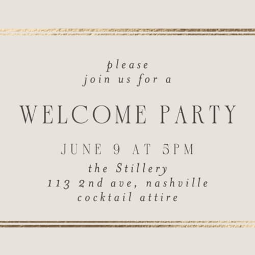 This is a champagne enclosure cards with foil pressed by Nicole Walsh called grace printing on signature in mini