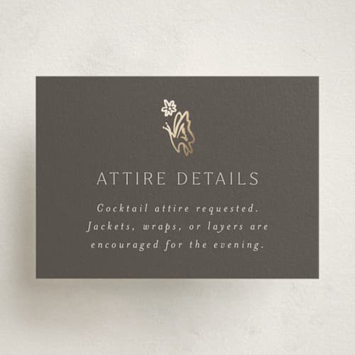 This is a petal enclosure cards with foil pressed by Nicoletta Savod called parisian garden printing on signature in mini