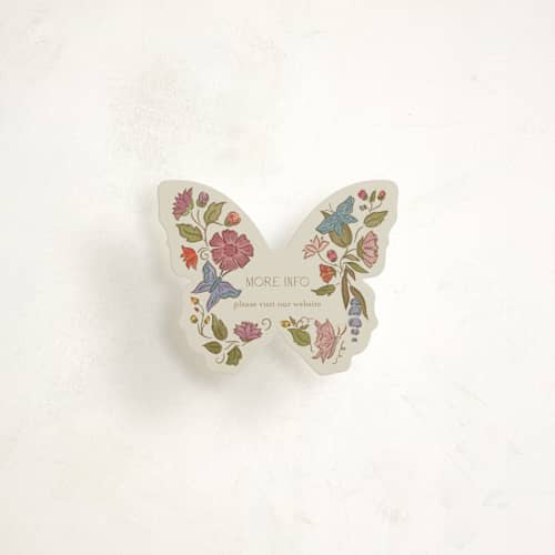 This is a mint insert cards with standard by Simona Camp called radiant botany printing on signature in mini