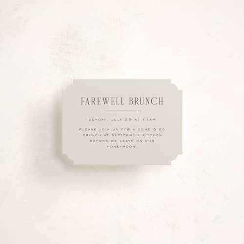 This is a sandstone enclosure cards with standard by Nicole Walsh called close-up printing on signature in mini
