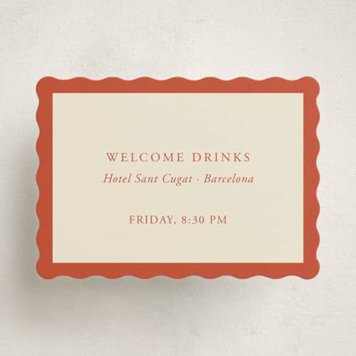 This is a cherry enclosure cards with standard by Ani Somi called borders printing on signature in mini