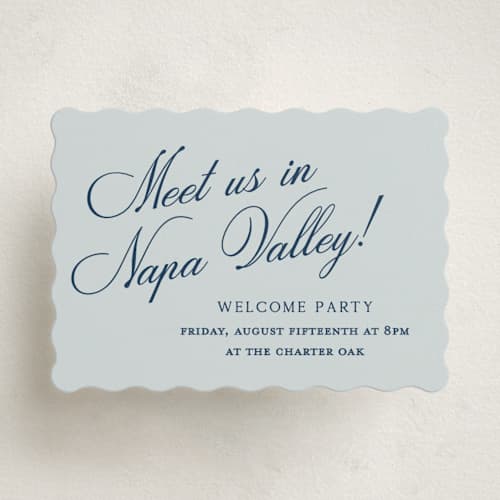 This is a sky enclosure cards with standard by Kelly Schmidt called landscape script printing on signature in mini