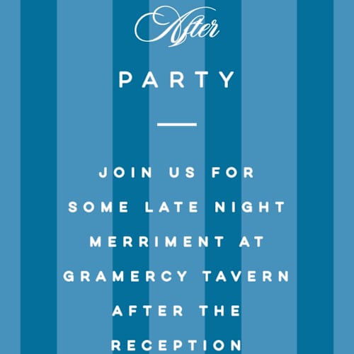 This is a cerulean enclosure cards with standard by Kristie Kern called the emma printing on signature in mini
