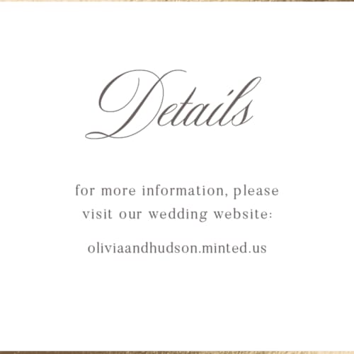 This is a pearl enclosure cards with foil pressed by Nicole Walsh called classic elegance printing on signature in mini