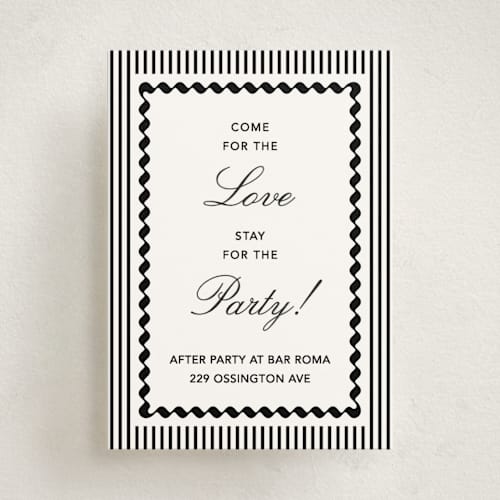 This is a silk enclosure cards with standard by Kelly Schmidt called formal minimalist printing on signature in mini