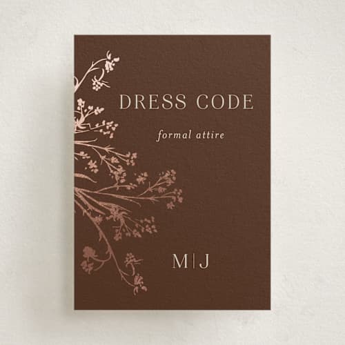 This is a almond enclosure cards with foil pressed by frau brandt called shining florals printing on signature in mini