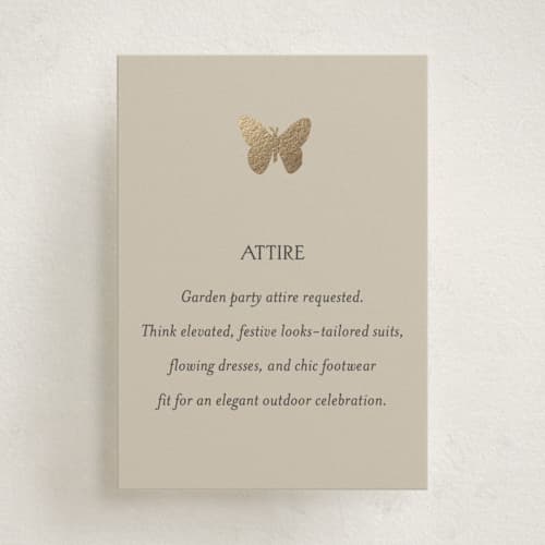 This is a blush meadow enclosure cards with foil pressed by Grae called dancing in the garden printing on signature in mini