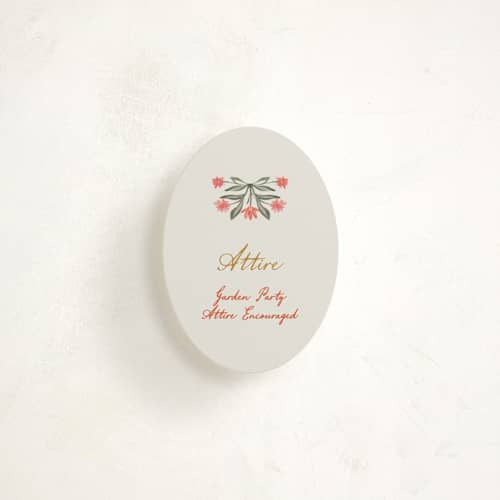 This is a sunset enclosure cards with standard by Maja Cunningham called chantilly printing on signature in mini